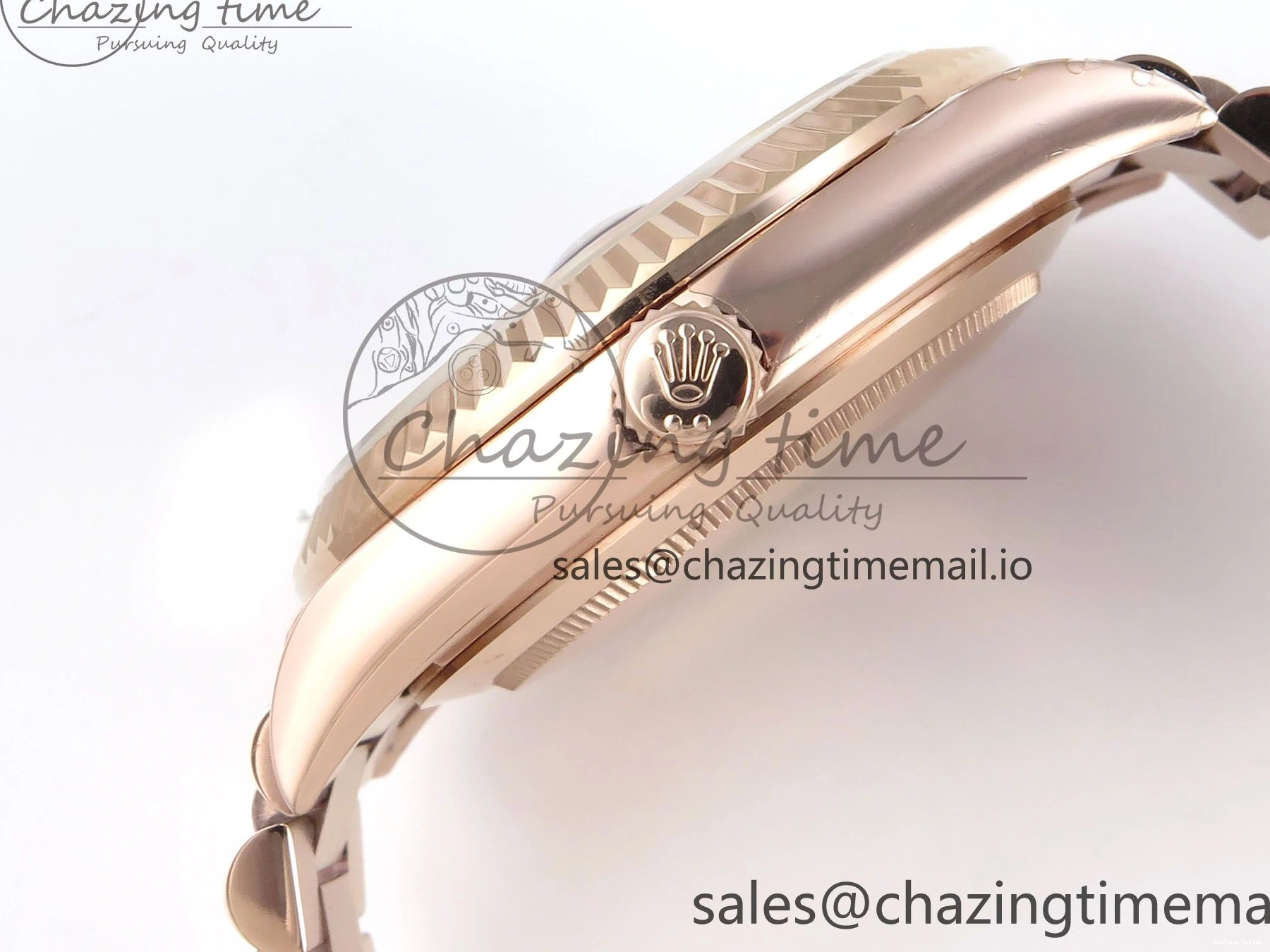 0217 QuickDry Day Date 40 RG 228235 KF 1:1 Best Edition Brown Roman Dial on President Bracelet VR3255 (Gain Weight) 838